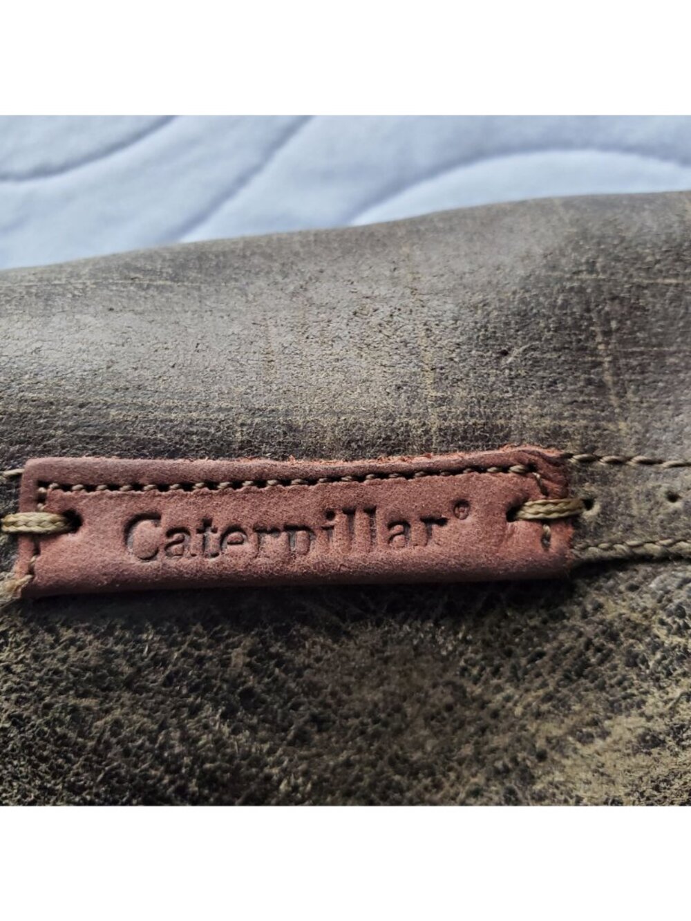Caterpillar Women's Annette Leather Ankle Western Boots Deep Olive Size 7 - Picture 10 of 16